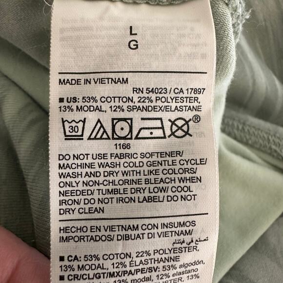 Women's Old Navy Power Chill Green Extra-High Rise Go Dry Activewear Leggings L - Picture 6 of 6